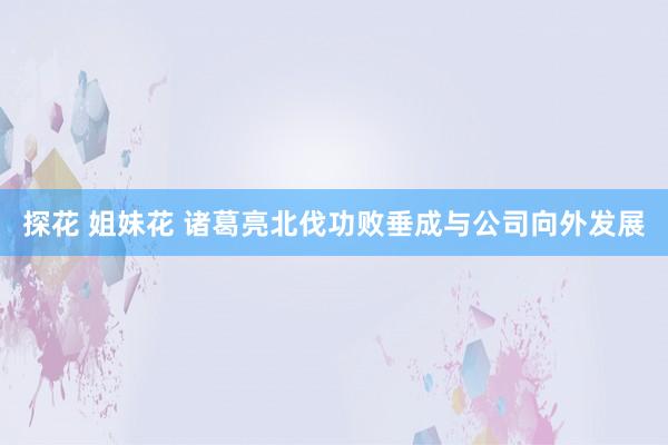 探花 姐妹花 诸葛亮北伐功败垂成与公司向外发展